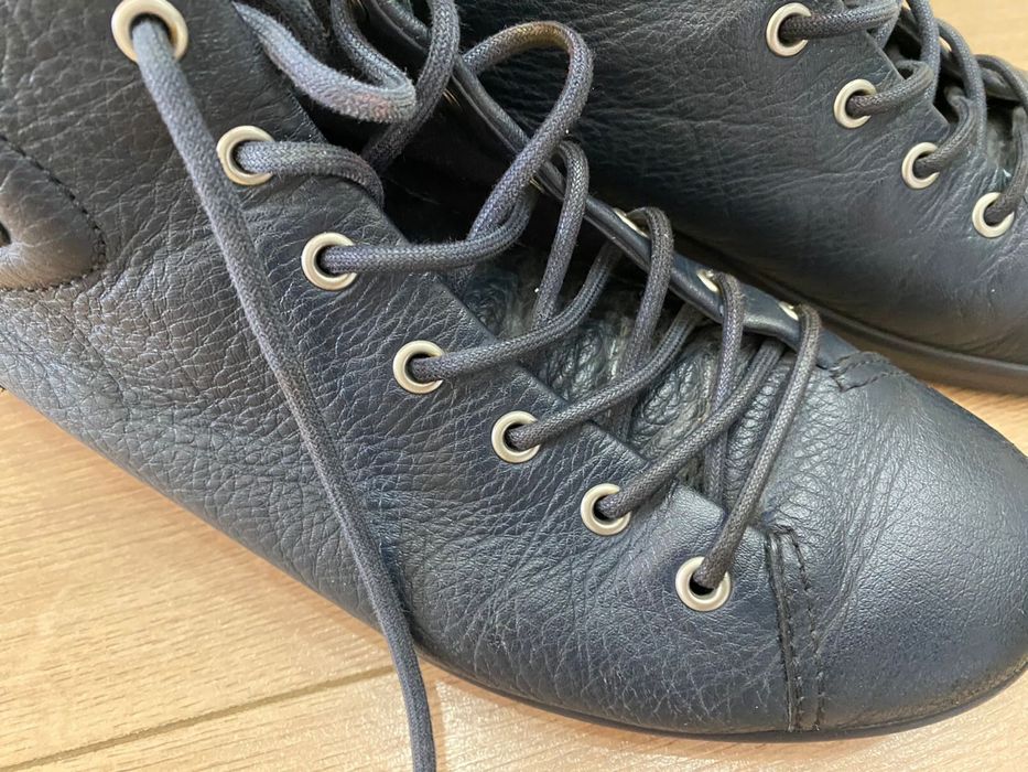 Ботинки Ecco размер 38, кожа, б/у  демисезон