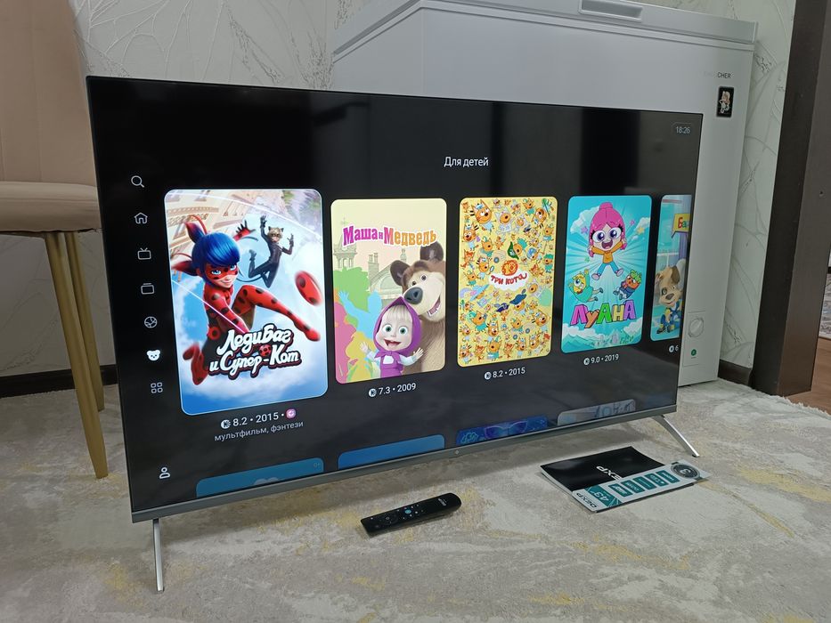 Телевизор DEXP Смарт 4k UHD + Документы.