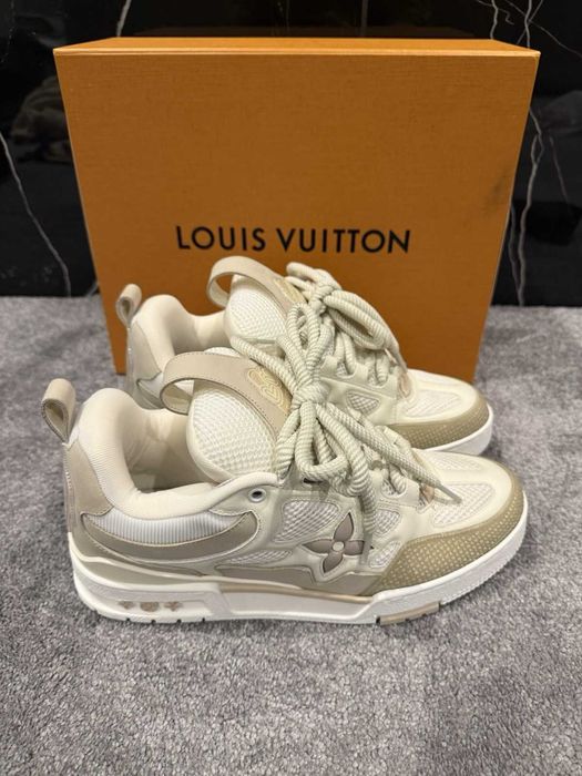 #EDITIE LIMITATĂ# Louis Vuitton LV Skate Bej Crem - Verificare Colet