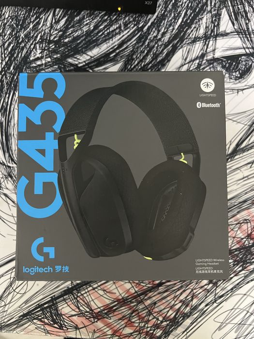 Беспроволные наушники logitech g435 черный