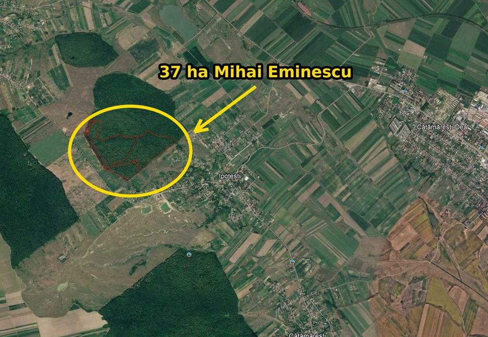 37 ha padure gorun, Botosani, Mihai Eminescu