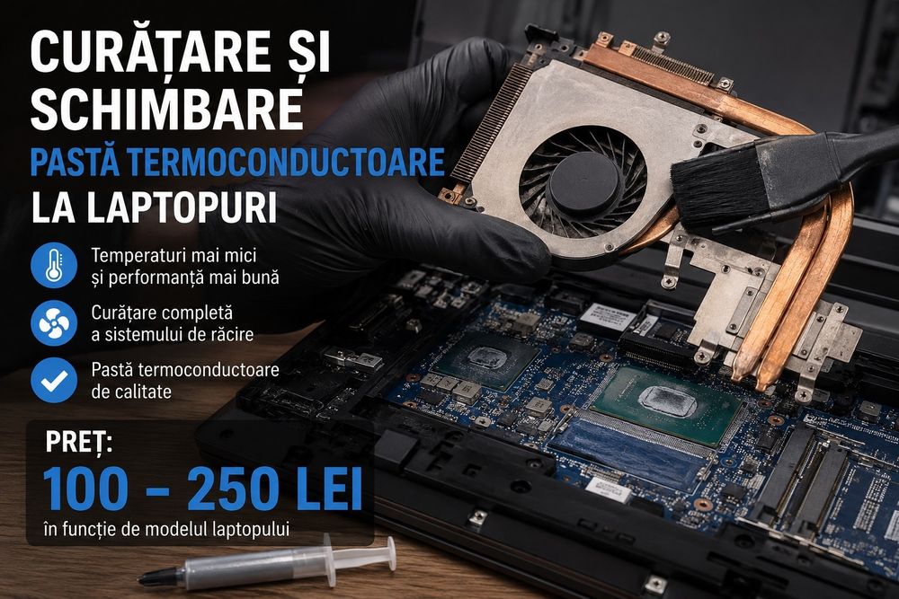 Service mentenanță laptop-uri