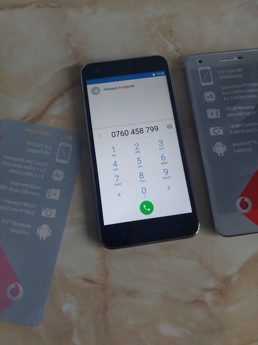 Vând 3x Vodafone Smart Ultra 6, noi nouțe, două negre, unul alb //poze