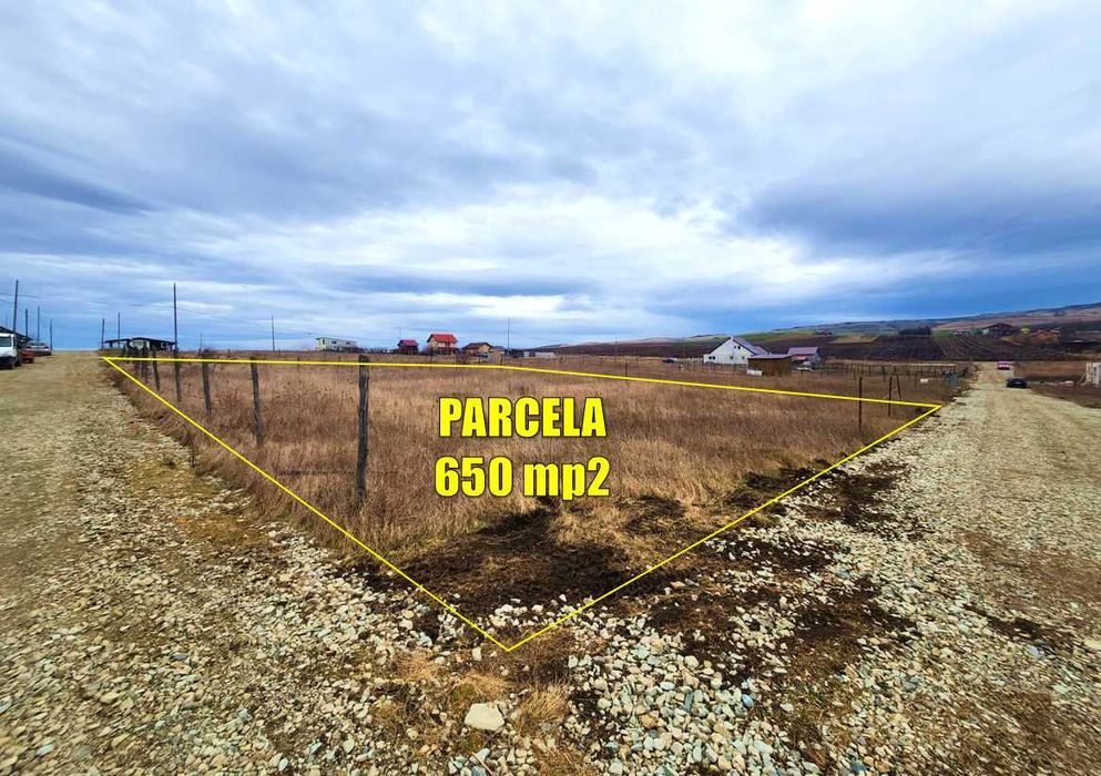 Teren intravilan 650 mp Oarda de Sus | DUBLU FRONT | 2 accese | Panorama | PUZ - 6 km de Alba Iulia