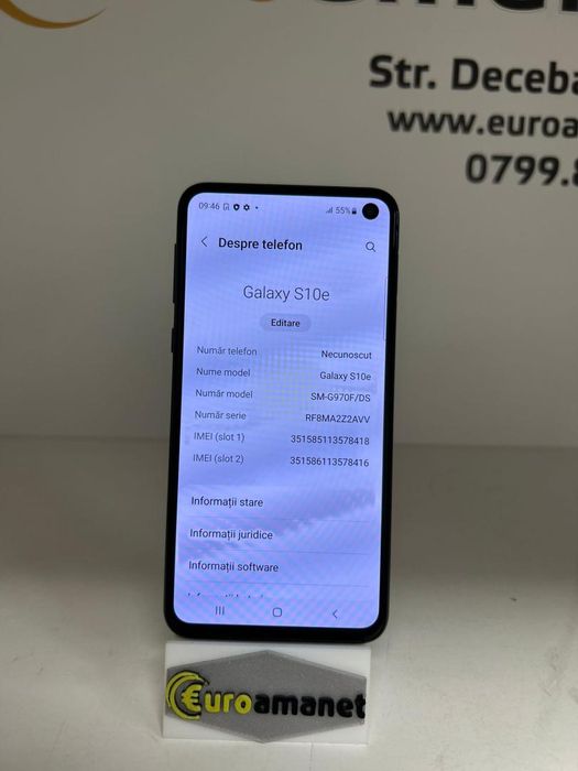 Telefon mobil Samsung Galaxy S10e, Dual SIM, 128GB, 6GB RAM -D-