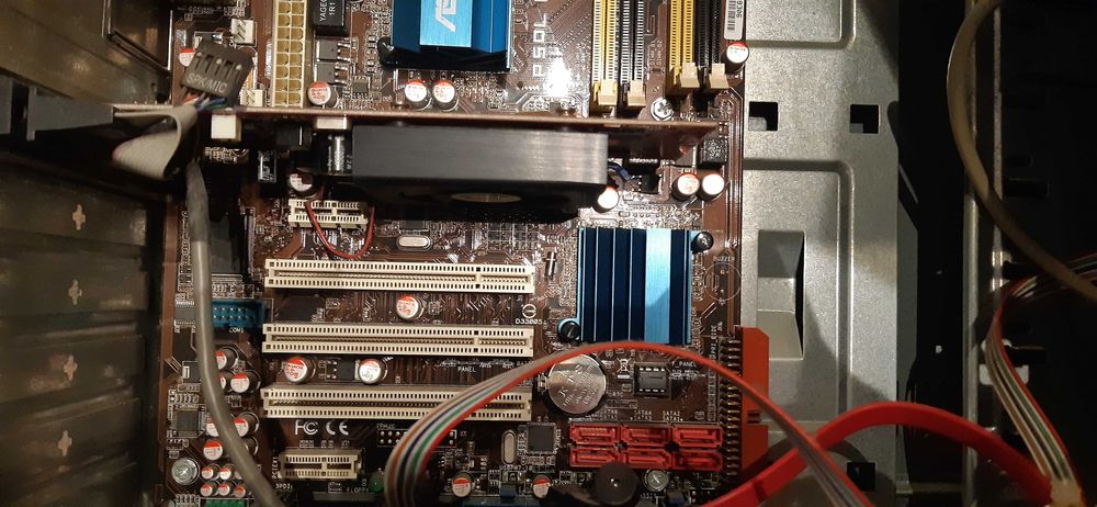 carcasa atx mb asus P5QL PRO N13219 cpu E7500, 2.93 GHz