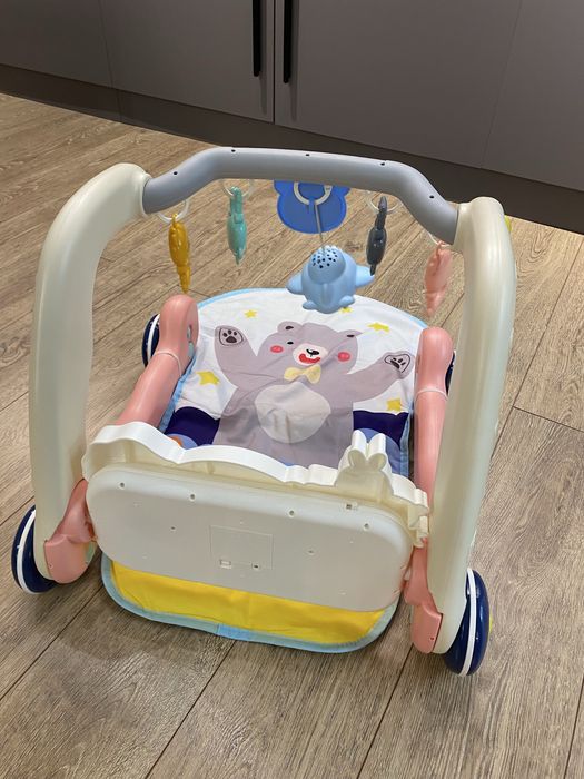 Музыкальный коврик и ходунок 2 в 1