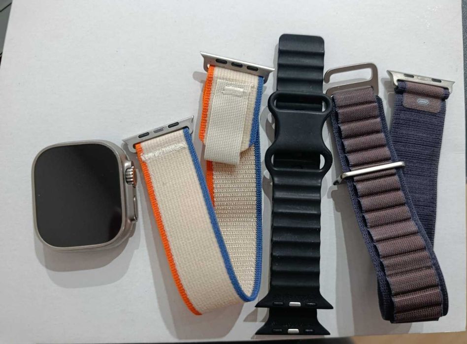 Apple Watch Ultra 2, 49 mm Titanium Alpine Loop Indigo (M) Impecabil