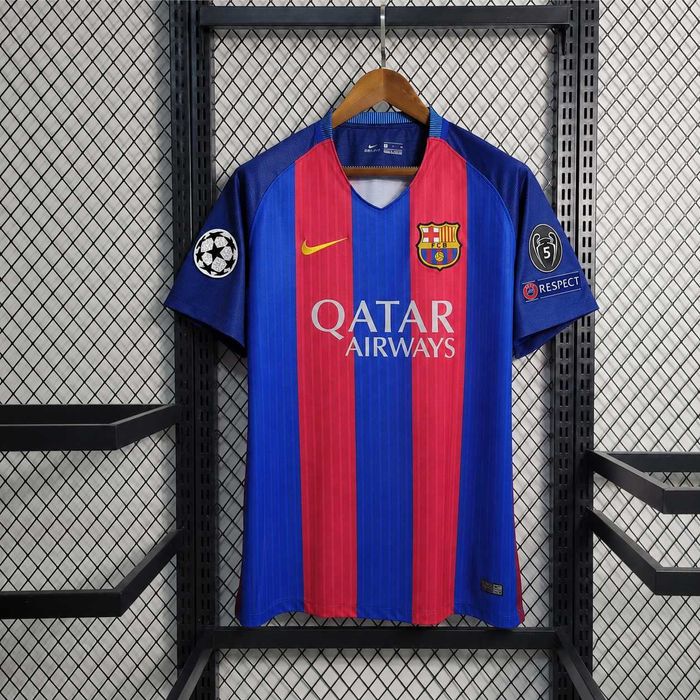 Tricou Barcelona 16/17 Home Kit Retro - Neymar JR 11 Fan Version