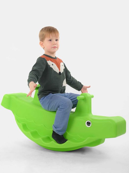 Качалка трёхместная "Бегемотик"