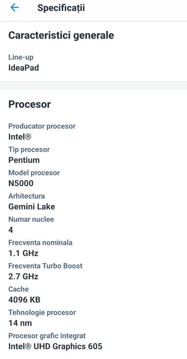 Laptop Lenovo...