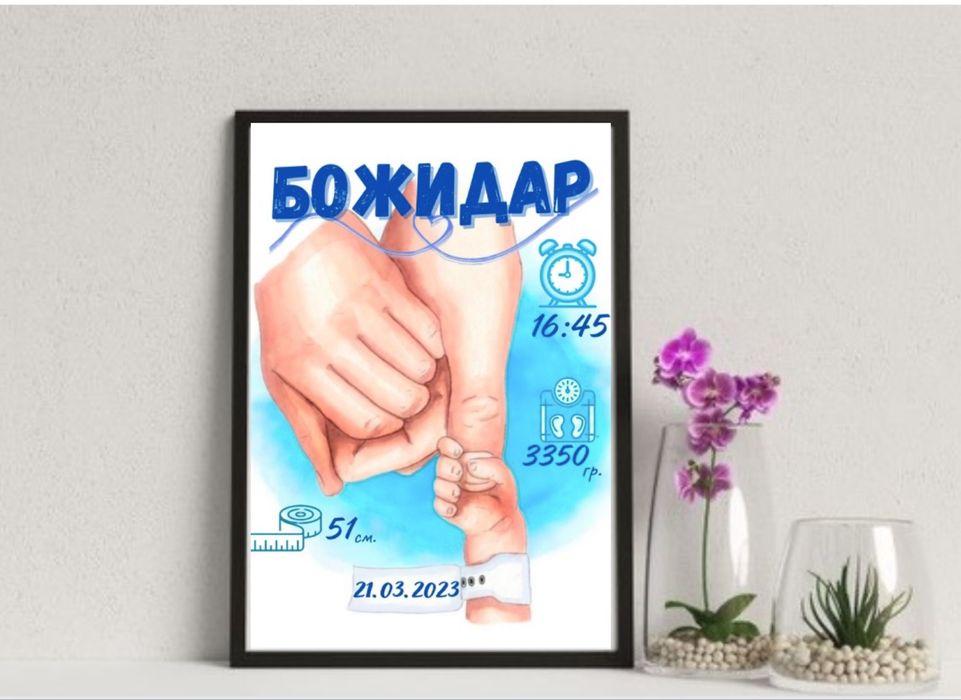 Бебешка визитна картичка