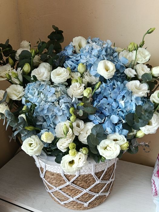 Букет цветов живые