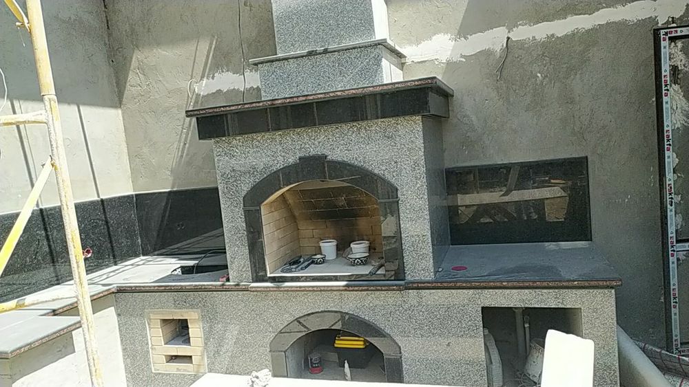 Строим летние Кухни Барбекю, камин очаги