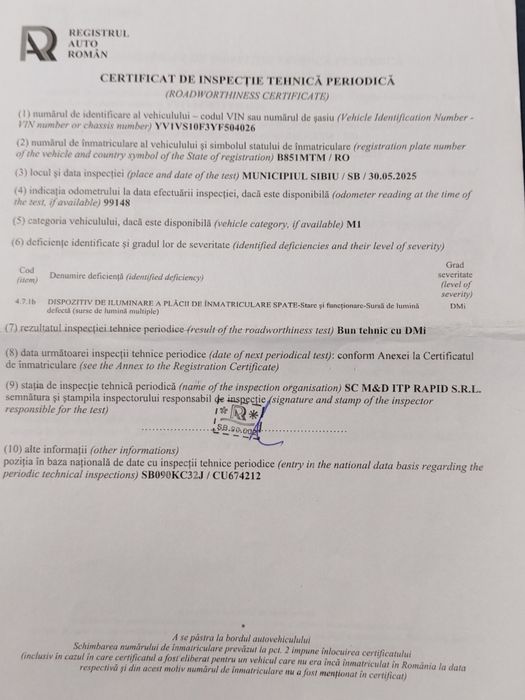 Volvo S40 benzină 1.6 i