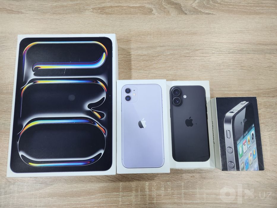 Каробка iphone 16, iphone 11, iphone 4, ipad pro 11. Karobka