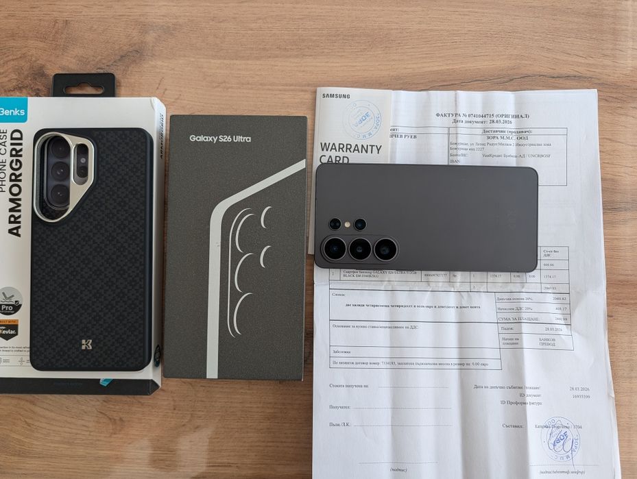 Samsung S26 Ultra 512GB черен/гаранция