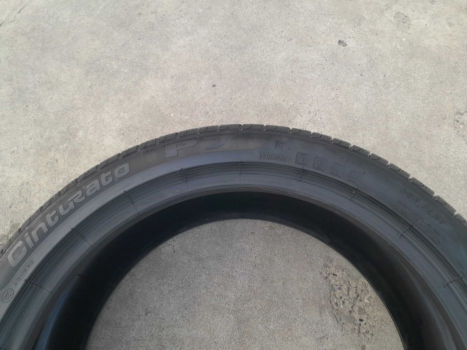 O anvelopa vara 225 45 19 pirelli cinturato P7 run flat profil 7,5 mm