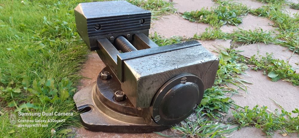 Тиски токарно-фрезерные 200мм