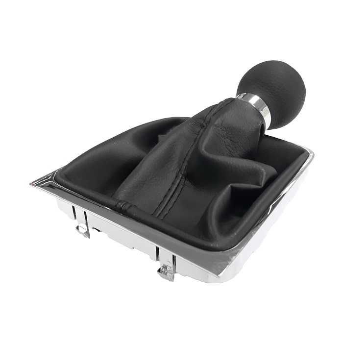 Топка за скоростен лост с маншон Passat B6 06-12 5 скорост черен конец