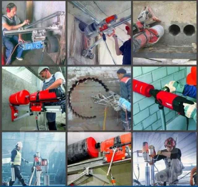 Beton kesish Beton teshish almazni rezka almazni bur demantaj uslugiya