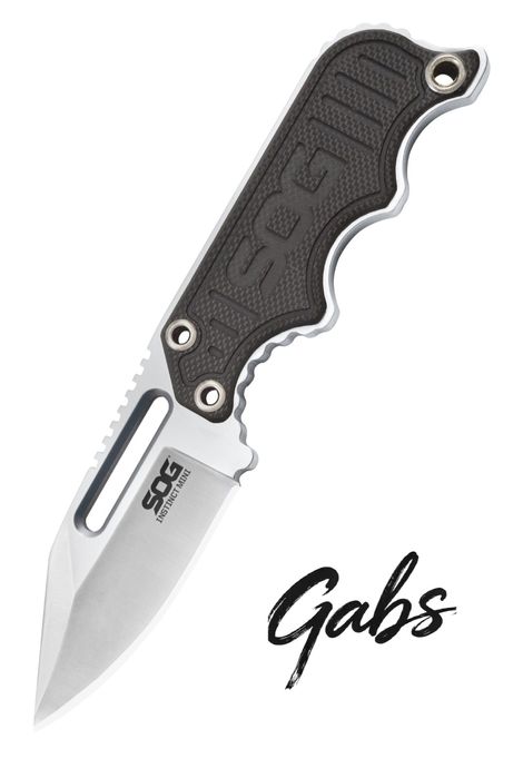 Малък тактически нож SOG Instinct Mini, неръждаема стомана 5CR15MOV, текстурирана G10 дръжка