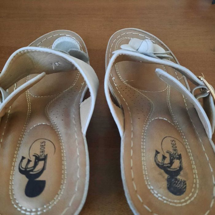 Кожаные босаножки из США