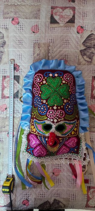 Кукерска гугла маска, нова, декорация, изкуство