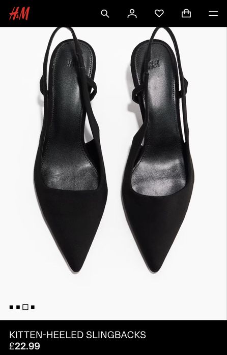 Обувки с нисък ток  H&M 10€