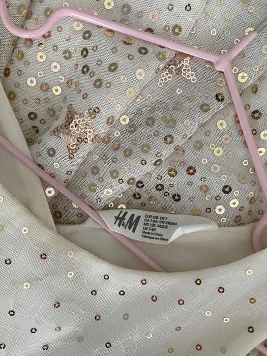Платье нарядное h&m на 7-8 лет