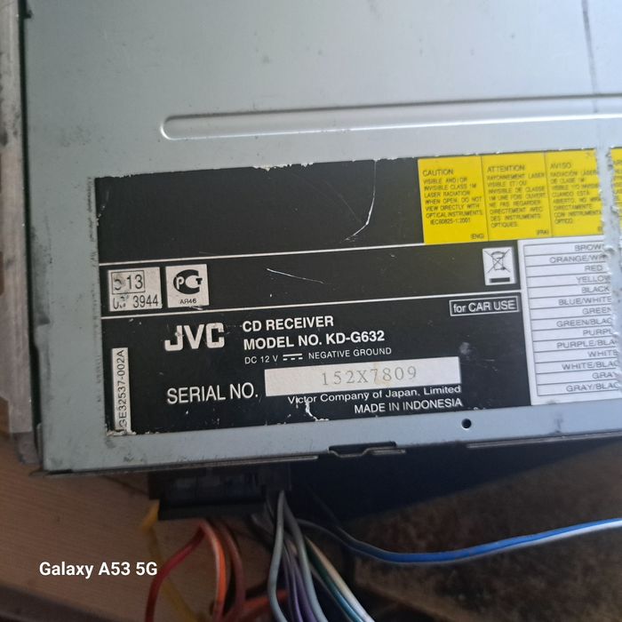 Радио JVC KD R472/621/632/751CDMp3/ AUX/UB/G151 CD MP3.