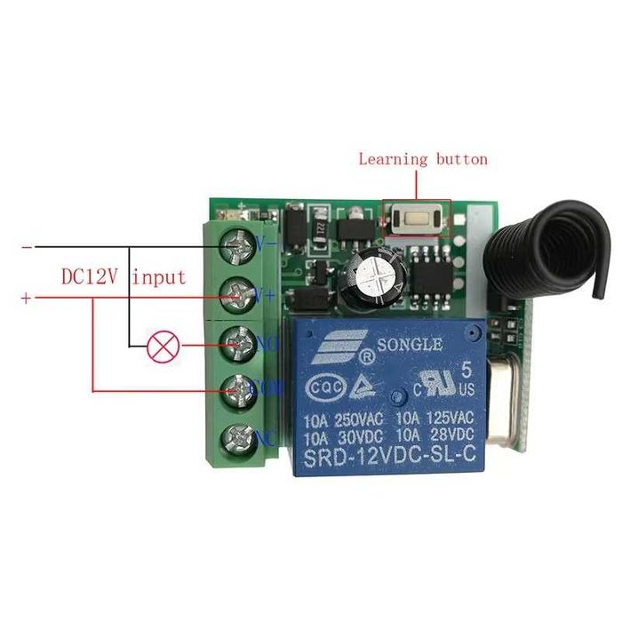 Радио реле radio rele одноканальный радиоприёмник