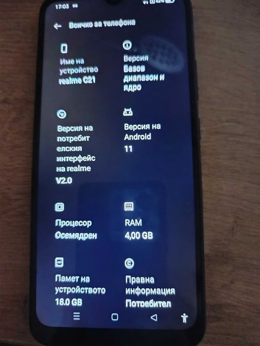 Смартфон Realme C21