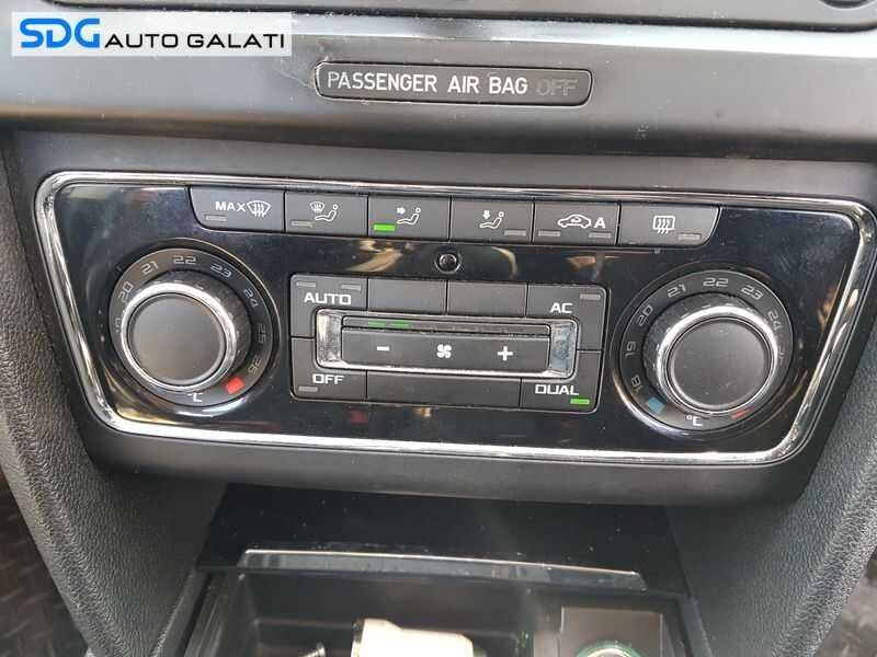 Panou Comanda Aer Conditionat AC Clima Climatronic Skoda Superb 2 2008 - 2015