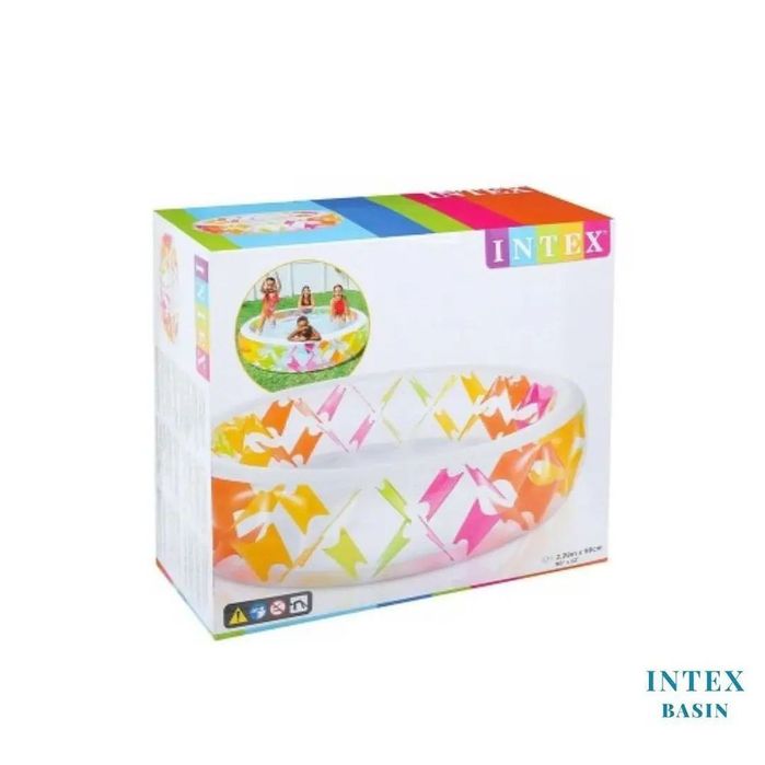 INTEX детский надувной бассейн 229×56 basseyn bolalar baseyni