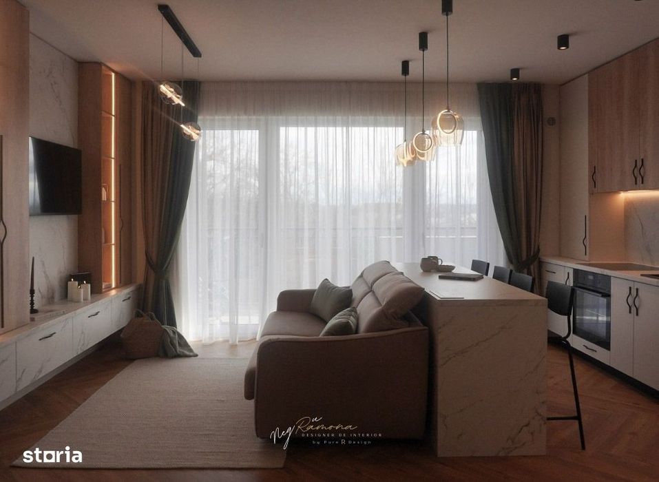 Apartament premium 3 camere, prima închiriere, garaj, balcon — fotografia 1