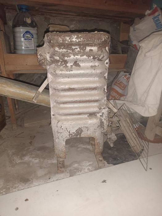 Печка чугун рабочая