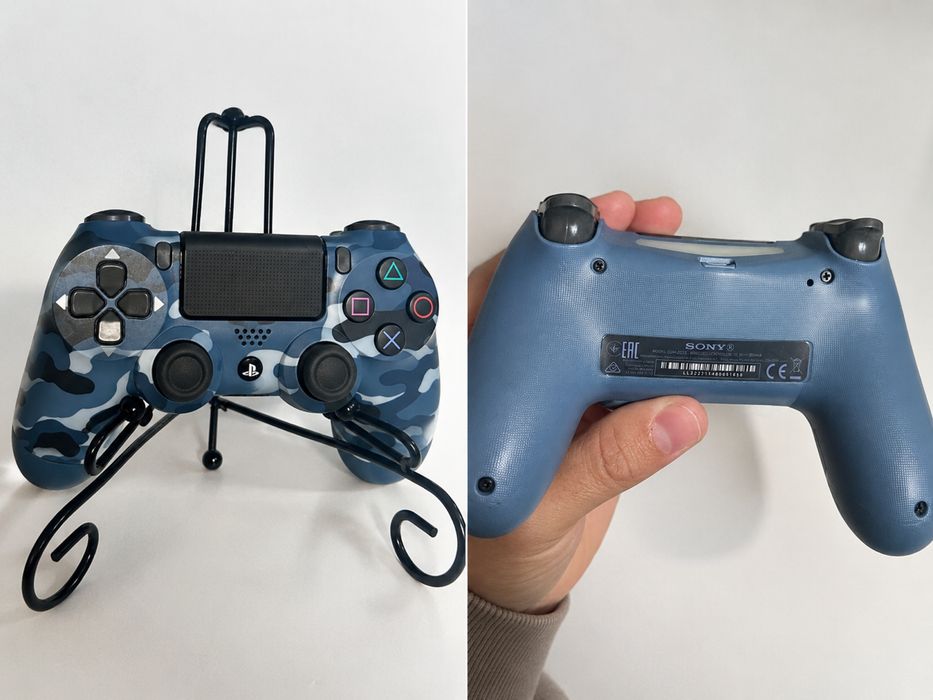 Controller Sony PS4 DualShock 4 Blue Camouflage + suport