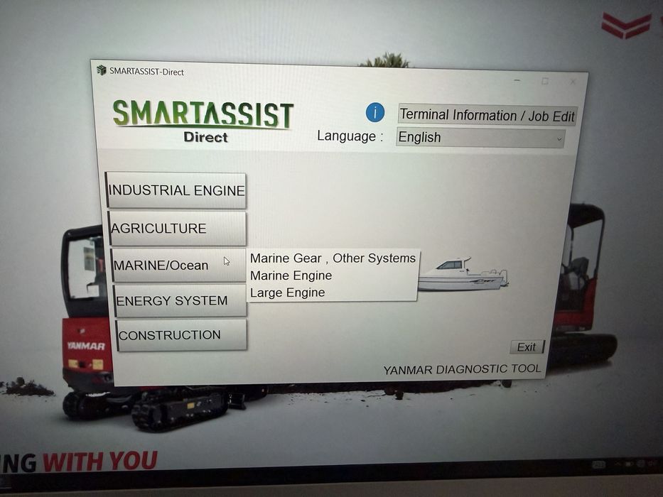 Tester/Diagnoza Yanmar+Laptop Panasonic CF-LX6 cu softul instalat