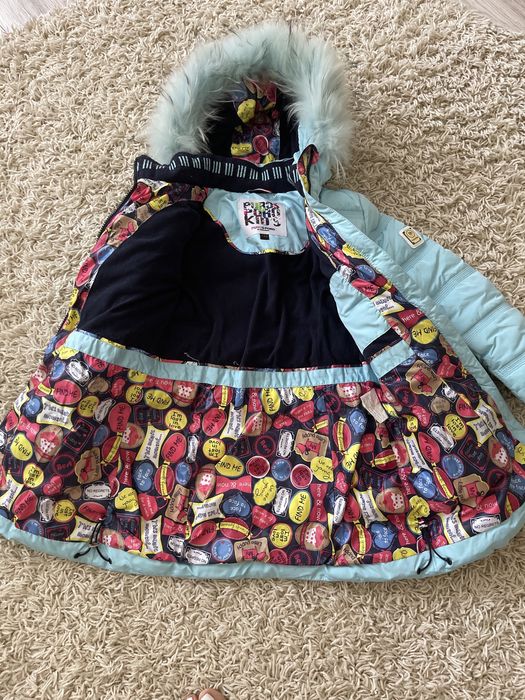 Куртка зимняя для девочки р-р 122