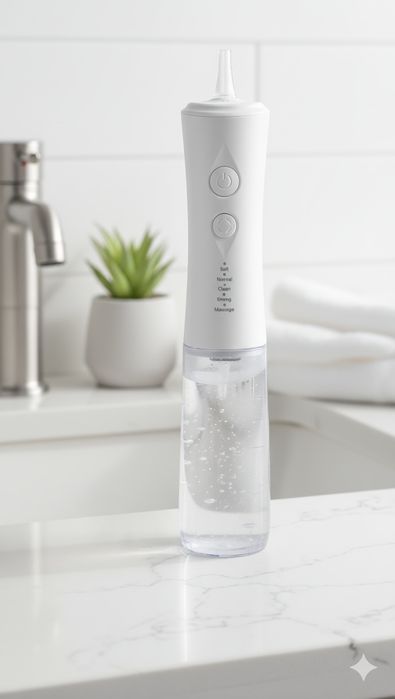 Irigator oral portabil reîncărcabil 4 moduri, dus bucal profesional cu