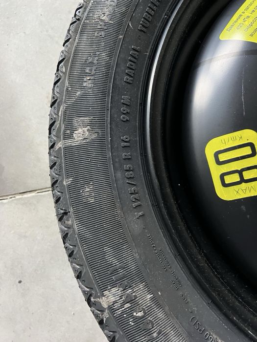 Резервна гума патерица с авариен комплект за Peugeot 3008,5008,308