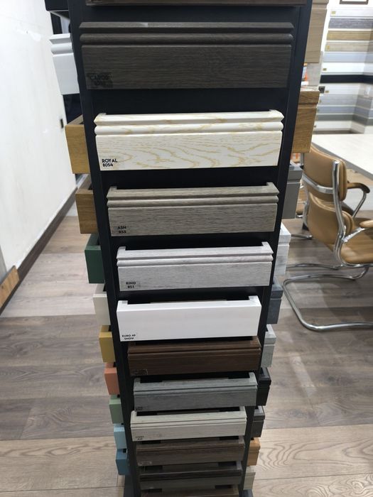 Alyumin Plintus va profil, MDF, dyuropolimer, Plastik, Алюмин, Polyure