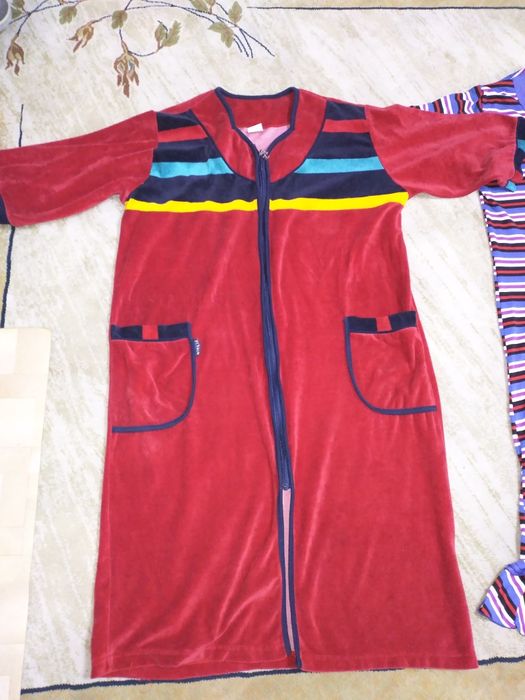 Халаты трикотаж велюр 50-52