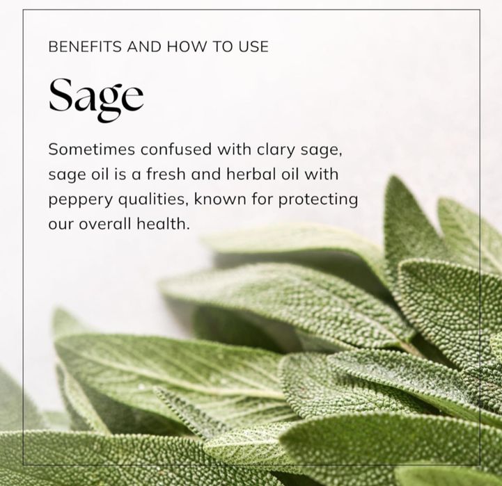 Етерично масло 100% чисто от Салвия * Внос от Англия