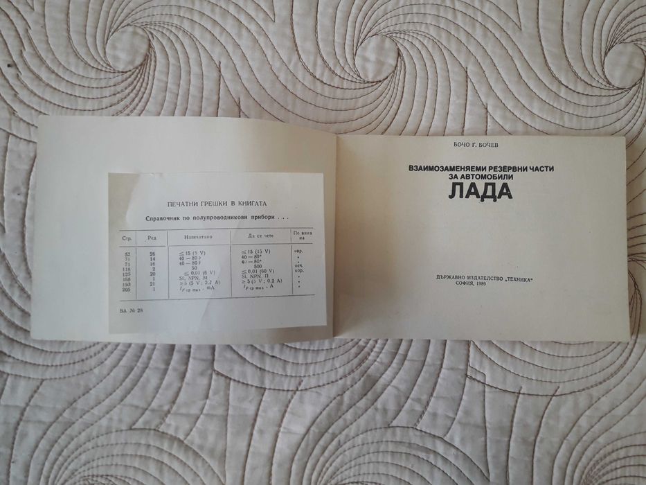 Продавам 3 броя книги за Лада, Москич 412, ВАЗ 2108