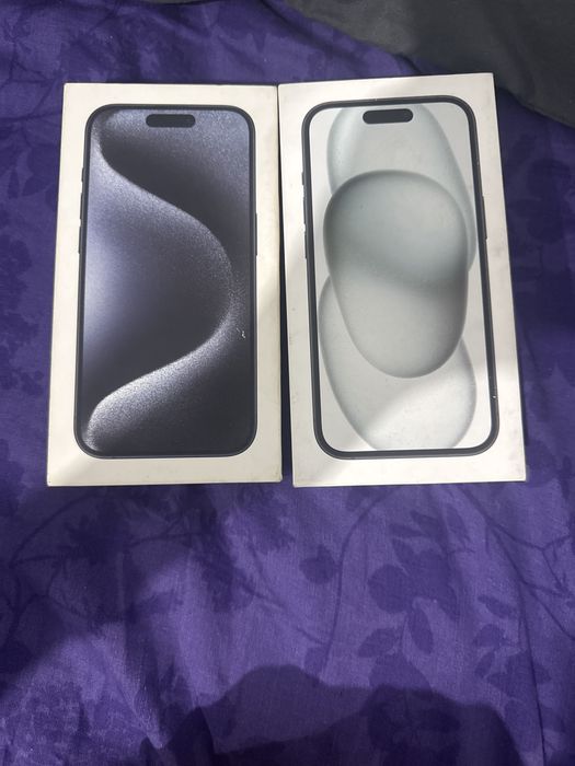 продам коробки от айфонов 15про и 15 айфон