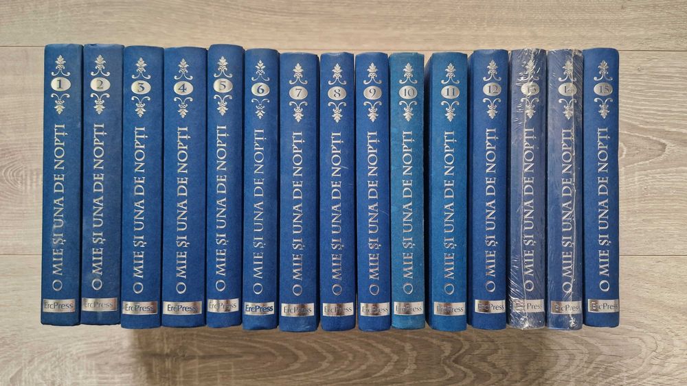 Colectia O MIE SI UNA DE NOPTI 15 volume - complet (ErcPress)