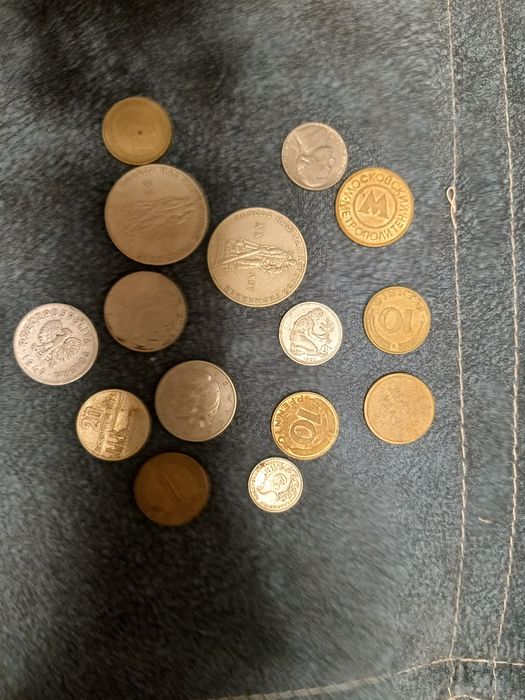 Монеты СССР +зарубежка