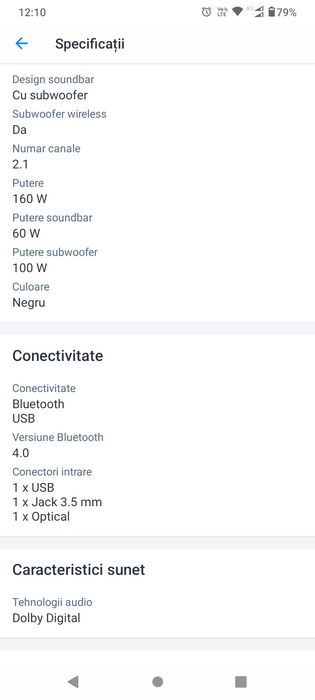 Soundbar LG SJ2 160W 2.1